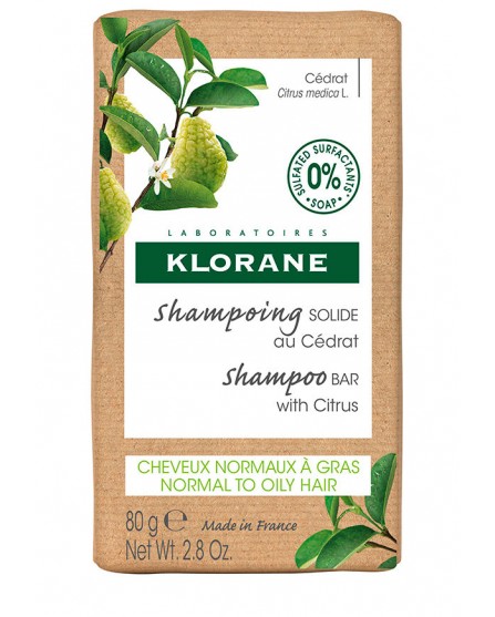 Klorane Shampoo Solido Cedro 80g