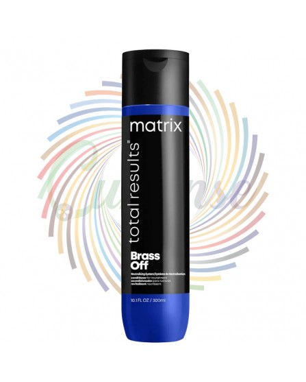 Matrix Total Results Brass Off Conditioner 300 ml (Balsamo per Neutralizzare i Riflessi Caldi)