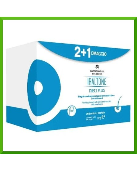 Dieci Plus Trio 3 x 20 Bustine (Nuovo e Originale)