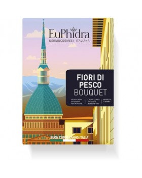 Euphidra Fiori Di Pesco Cofanetto Crema Corpo 200ml + Bagno Crema 200ml + Borsa