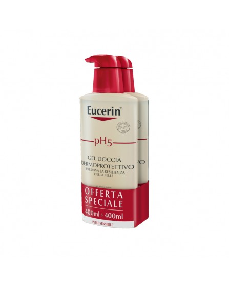 Eucerin Bipack Ph5 Gel Doccia Dermoprotettivo 400ml x 2