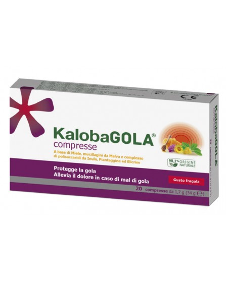 Kaloba Gola Gusto Fragola 20 Compresse