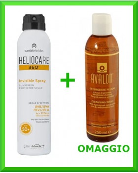 Heliocare Invisible Spray 50+ 200 ml (+ OMAGGIO: Avalon Detergente 250ml)