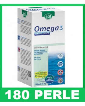 Esi Omega 3 Extra Pure 180 Perle (Senza Ritorno di Sapore di Pesce)