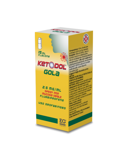Ketodol Gola Soluzione Orale Spray 15Ml