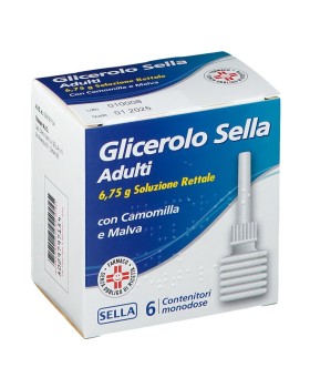 GLICEROLO SELLA adulti 6,75 g 6 contenitori monodose con camomilla e malva