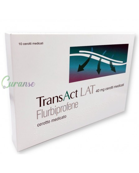 Transact Lat 10 Cerotti Medicati 40Mg