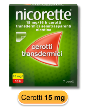Nicorette 7 Cerotti Transdermici 15 Mg per 16 Ore (Originali - Lunga Scadenza)