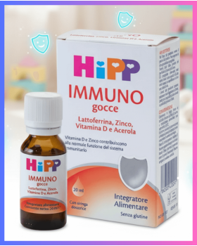 HIpp Immuno Gocce 20ml (Nuovo - Lunghissima Scadenza)