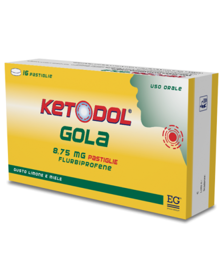 Ketodol Gola 16 Pastiglie 8,75Mg Limone