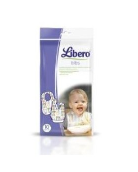 Libero Easy Meal Bavaglini Monouso 10 Pezzi