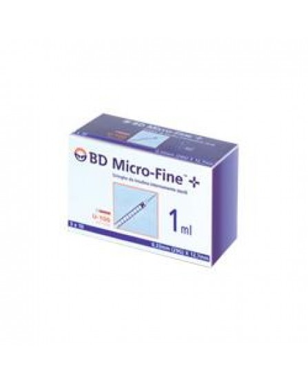 Bd Siringa per Insulina 1Ml G29 30 Pezzi