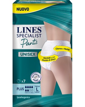 Lines Specialist Pants Unisex Plus Taglia L 7 Pezzi