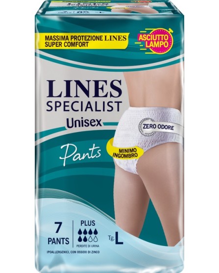 Lines Specialist Pants Unisex Plus Taglia L 7 Pezzi