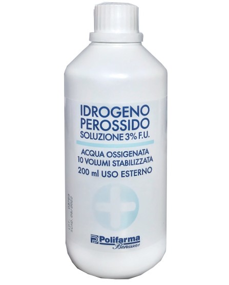 PEROSSIDO IDROGENO 3% 200M POLIF