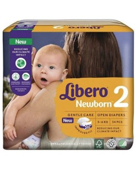 LIBERO NEWBORN 2 3-6 KG 34P 8419