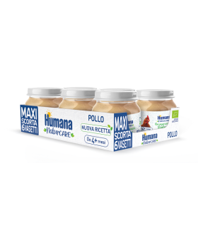 HUMANA OMOG POLLO BIO 6X80G