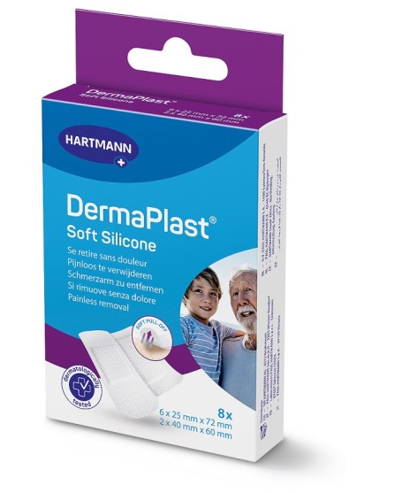 CER DERMAPLAST SOFT SIL 2F 8PZ