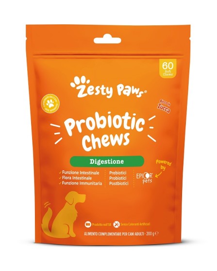ZESTY PAWS PROBIOTIC 60CHEWS