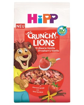 HIPP CRUNCHY LIONS FRAGOLA&VAN