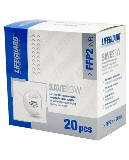 LIFEGUARD SAVE 23W FFP2 20PZ LIFEGUARD SAVE 23W FFP2 20PZ