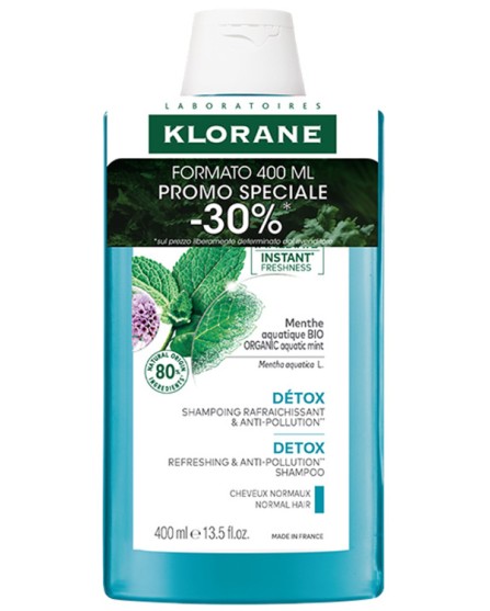 KLORANE SH MENTA 400ML FREQ26