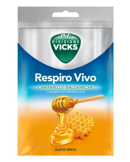 VICKS RESPIRO VIVO CARAM MIELE