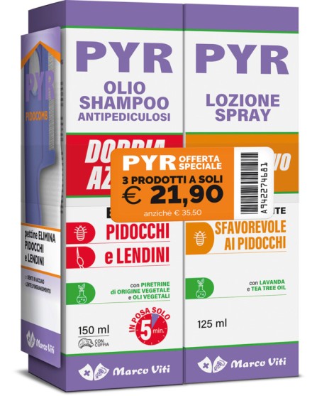 PYR ABB OLIO SH+SPRAY PREV+PET