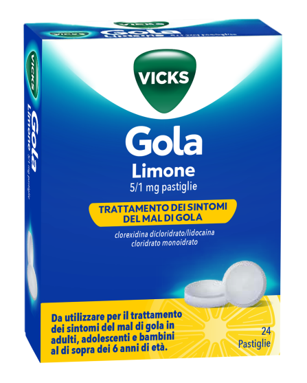 VICKS GOLA*24PAST 5+1MG LIMONE VICKS GOLA*24PAST 5+1MG LIMONE