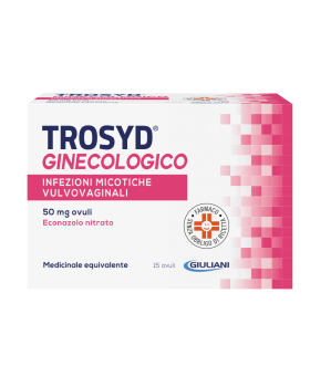 TROSYD GINECOL*15 OV VAG 50MG