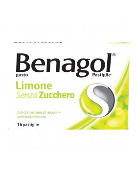 Benagol 16 Pastiglie Limone Senza Zucchero