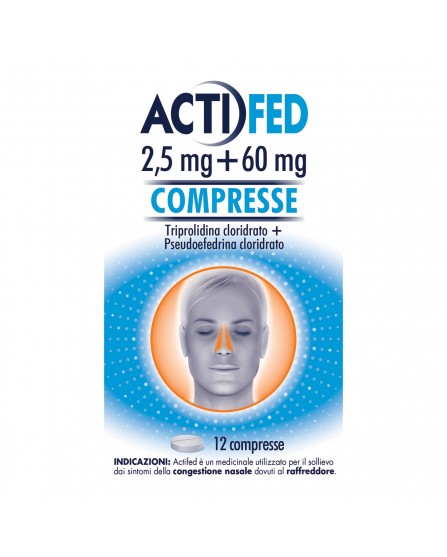 Actifed 12 Compresse 2,5Mg+60Mg