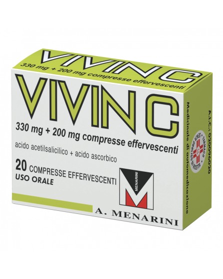 Vivin C 20 Compresse Effervescenti 330Mg+200Mg