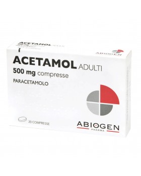 Acetamol Adulti 20 Compresse 500Mg