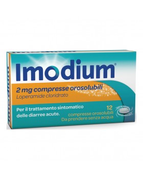 Imodium 12 Compresse Orosolubile 2Mg