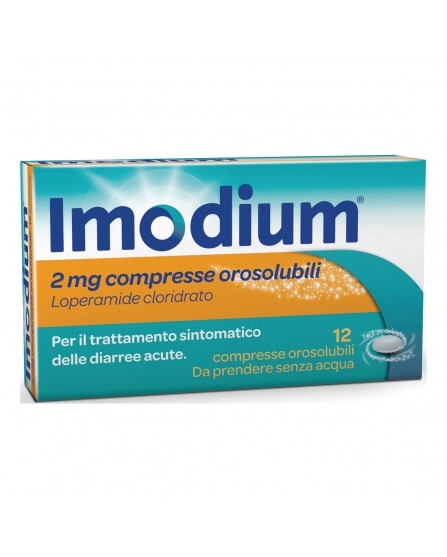 Imodium 12 Compresse Orosolubile 2Mg