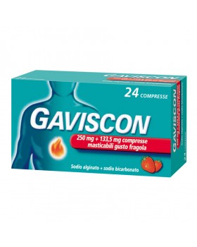 GAVISCON*24CPR FRAG250+133,5MG
