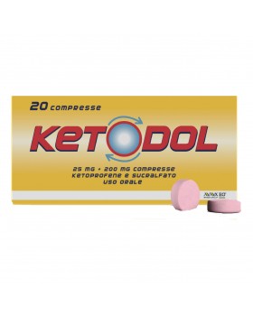 Ketodol 20 Compresse 25Mg+200Mg