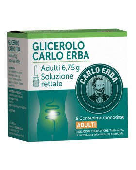 Glicerolo Adulti 6 Contenitori 6,75G