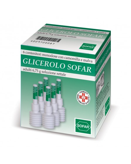 Glicerolo Sofar 6 Contenitori 6,75G