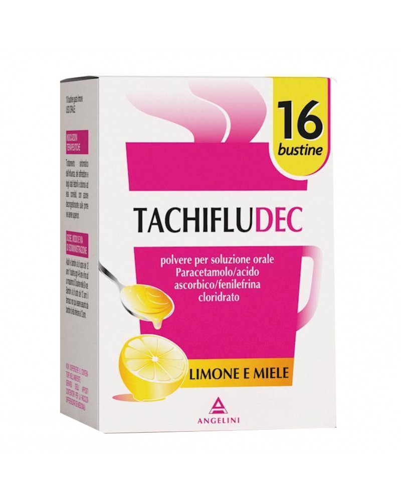 Tachifludec 16 Bustine Limone Miele