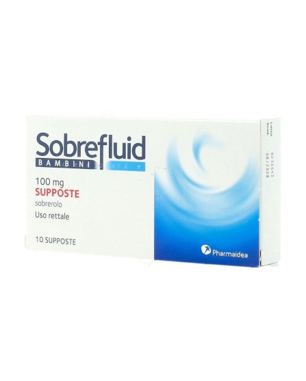 Sobrefluid Bambini 10 Supposte 100Mg Sobrefluid Bambini 10 Supposte 100Mg