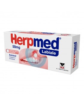 HERPMED LABIALE*2CPR BUCC 50MG