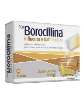 Neoborocillina Influenza e Raffreddore 10 Bustine 4G