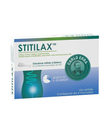 Laurilax Soluzione Rettale 4 Flaconi Mono 5Ml