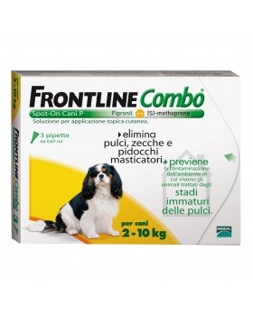 Frontline Combo 3 Pipette  2-10Kg Ca