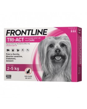 Frontline Tri-Act 3 Pipette 2-5Kg