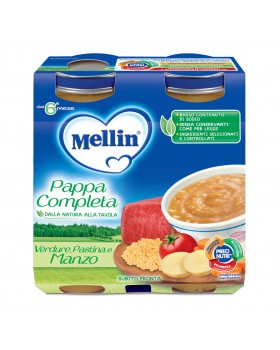 MELLIN-PAPPA COMPL MANZO  2X250G