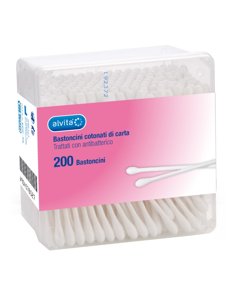 Bastoncini Cotone In Legno 100% Organico - 500 Pezzi, 7 Cm, Ecologici, Per Igiene E Cosmesi