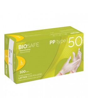 Biosafe Plus Guanto in Lattice con Polvere Taglia L